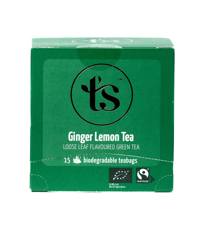 Ginger Lemon Tea bag Organic 15 pack