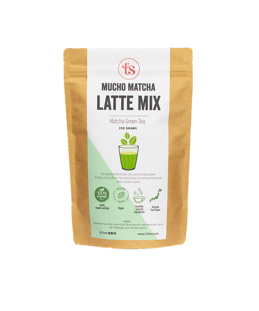 Mucho Matcha Latte Mix (250gr / 25 servings) | Organic & Vegan – T's
