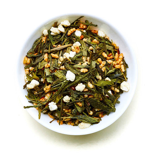 Popcorn Time - Genmaicha Popcorn green tea & Caramel