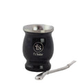 Double Layered Black Mate Cup & Straw