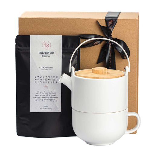 White Umea Tea For One Gift Box
