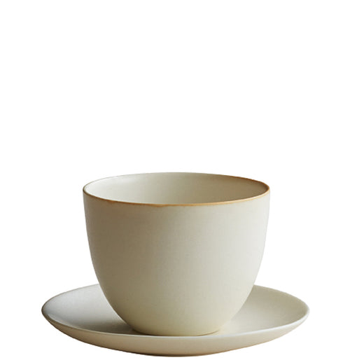 Pebble Cup & Saucer White | T's Teabar & Loose Leaf Tea